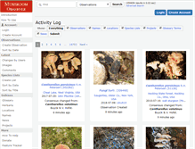 Tablet Screenshot of mushroomobserver.org